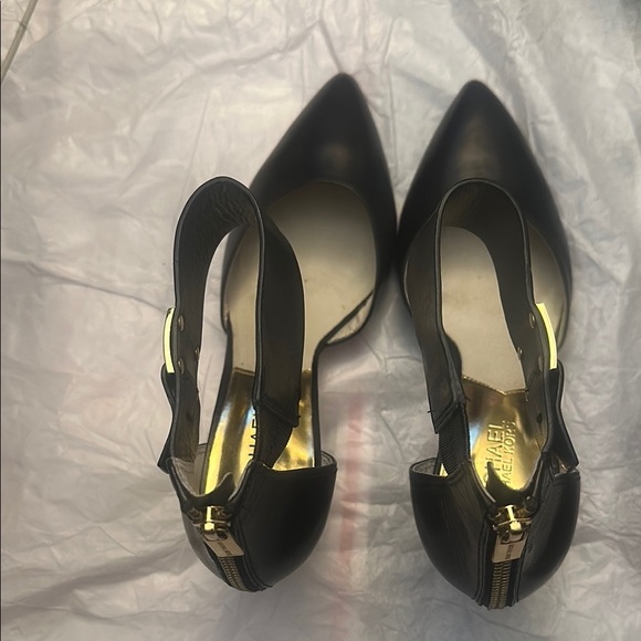 Michael Kors Black Heels with Ankle Strap and Stiletto Heel - Picture 2 of 7